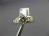 ESTATE 1.26CT ROUND DIAMOND 14KT WHITE GOLD 3D CHANNEL ENGAGEMENT RING #20722