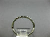 ESTATE .11CT DIAMOND 14K WHITE GOLD ETOILE BEZEL SEMI ETERNITY ANNIVERSARY RING
