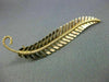 ESTATE 18K YELLOW GOLD CLASSIC HANDCRAFTED FILIGREE FLORAL LEAF BROOCH PIN 26661