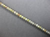 12.75CT MULTI COLOR DIAMOND 14KT WHITE GOLD 3D CLASSIC ETERNITY TENNIS BRACELET