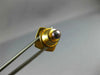 ESTATE 14KT YELLOW GOLD 3D CLASSIC MATTE AND SHINY SQUARE MENS PIN