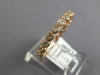 ESTATE .80CT DIAMOND 14KT ROSE GOLD FILIGREE MILGRAIN SIZEABLE ANNIVERSARY RING
