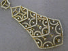 ESTATE LARGE 3.77CT DIAMOND 14KT YELLOW GOLD CHANDELIER FLOATING LARIAT NECKLACE