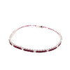 ESTATE 3.53CT DIAMOND & AAA RUBY 14KT WHITE GOLD 3D CLASSIC TENNIS BRACELET