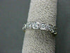 ANTIQUE OLD MINE DIAMOND 14K YELLOW & WHITE GOLD MILGRAIN ANNIVERSARY RING 11473