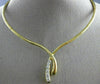 ESTATE .70CT DIAMOND 18K YELLOW GOLD CLASSIC JOURNEY BAMBOO LINK NECKLACE #21243