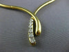 ESTATE .70CT DIAMOND 18K YELLOW GOLD CLASSIC JOURNEY BAMBOO LINK NECKLACE #21243