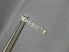 ESTATE .50CT DIAMOND 14KT WHITE GOLD 3D CLASSIC OVAL INSIDE OUT HOOP EARRINGS