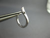ESTATE SMALL .22CT DIAMOND 14KT WHITE GOLD 3D HUGGIE LEVERBACK HANGING EARRINGS