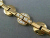 ESTATE 2.35CT ROUND CUT DIAMOND 18KT ROSE GOLD 3D CIRCULAR LINK BRACELET #21566