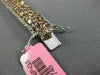 ESTATE LARGE 22.84CT MULTI COLOR DIAMOND 18KT WHITE & ROSE GOLD TENNIS BRACELET