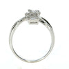 .31CT DIAMOND 18KT WHITE GOLD ROUND & BAGUETTE DOUBLE SQUARE INFINITY LOVE RING