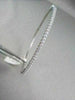 ANTIQUE NARROW 2.54CT DIAMOND 18KT WHITE GOLD 2MM WIDE BANGLE SIMPLE & BEAUTIFUL