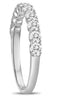 .75CT DIAMOND 14K WHITE GOLD CLASSIC ROUND 11 STONE SHARE PRONG ANNIVERSARY RING