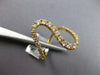 LARGE .79CT DIAMOND 18KT YELLOW GOLD 3D GRADUATING JOURNEY DOUBLE WAVE FUN RING