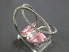 ESTATE EXTRA LARGE .62CT DIAMOND 14KT WHITE GOLD CLASSIC OVAL LOVE KNOT FUN RING