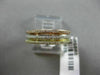 ESTATE .26CT DIAMOND 14KT WHITE YELLOW & ROSE GOLD STACKABLE SEMI ETERNITY RING