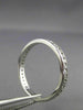 ESTATE .96CT DIAMOND 14KT WHITE GOLD 3D CLASSIC ETERNITY ANNIVERSARY RING #1636