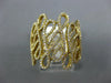 ESTATE LARGE .60CT DIAMOND 18KT YELLOW GOLD 3D MULTI ROW INFINITY SWIRL FUN RING
