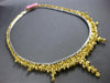 GIA LARGE 37.87CT WHITE & FANCY YELLOW ORANGE DIAMOND 18KT 2 TONE GOLD NECKLACE