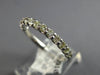 .58CT DIAMOND 14KT WHITE GOLD SHARED PRONG COMFORT FIT WEDDING ANNIVERSARY RING