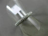 ESTATE .91CT DIAMOND 18K WHITE GOLD 3D CLASSIC ETERNITY WEDDING ANNIVERSARY RING