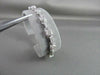 ANTIQUE 14KT WIDE 1.04CTW DIAMOND FILIGREE SQUARE & ROUND BRACELET