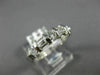 ESTATE .70CT ROUND & BAGUETTE DIAMOND 14KT WHITE GOLD ANNIVERSARY RING #18144