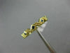 .16CT AAA SAPPHIRE 14KT YELLOW GOLD 3D FILIGREE ZIG ZAG WEDDING ANNIVERSARY RING