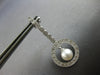 .45CT DIAMOND & AAA SOUTH SEA PEARL 14KT WHITE GOLD 3D FILIGREE HANGING EARRINGS