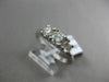 ESTATE 1.02CT DIAMOND 14K WHITE GOLD 3 STONE PAST PRESENT FUTURE ENGAGEMENT RING