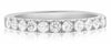 .54CT DIAMOND 14KT WHITE GOLD 3D ROUND 11 STONE SEMI ETERNITY ANNIVERSARY RING