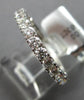.83CT DIAMOND 18KT WHITE GOLD ROUND 2.5MM SEMI ETERNITY WEDDING ANNIVERSARY RING