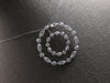 LARGE 1.80CT DIAMOND 14KT WHITE GOLD 3D DOUBLE CIRCULAR FLOATING PENDANT #27999