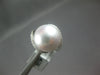 LARGE .32CT DIAMOND & AAA SOUTH SEA PEARL 18KT WHITE GOLD CRISS CROSS LOVE RING