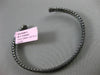 ESTATE 5.46CT DIAMOND & SAPPHIRE 14KT BLACK GOLD 3 ROW FLEXIBLE BANGLE BRACELET