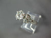 ESTATE LARGE 1.92CT DIAMOND 18K WHITE GOLD ROUND & BAGUETTE BALLERINA RING 27304