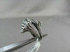 ANTIQUE WIDE FILIGREE FLOWER 3D 1.55CT DIAMOND 18KT BLACK AND WHITE GOLD RING