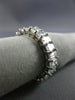 ESTATE 4.60CT EMERALD CUT DIAMOND 14K WHITE GOLD ETERNITY ANNIVERSARY RING #2366