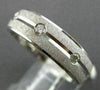 ESTATE WIDE .26CT DIAMOND 14K WHITE GOLD ETOILE ETERNITY ANNIVERSARY RING #14344