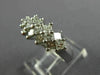 ESTATE 1.37CT PRINCESS DIAMOND 14KT WHITE GOLD COCKTAIL ANNIVERSARY RING #19314
