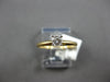 ESTATE .20CT DIAMOND 14KT 2 TONE GOLD ROUND SOLITAIRE 4 PRONG ENGAGEMENT RING