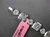 EXTRA LARGE 8.08CT DIAMOND 18KT WHITE GOLD 3D ROUND BAGUETTE & MARQUISE BRACELET