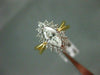ESTATE 1.18CT MARQUISE DIAMOND 18K WHITE & YELLOW GOLD 3D ENGAGEMENT RING #15282