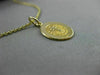 ESTATE 14KT YELLOW GOLD 3D STARBURST CROSS RELIGIOUS CONFIRMATION PENDANT #24994