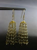 ANTIQUE LARGE AAA SOUTH SEA PEARL 18KT YELLOW GOLD 3D CHANDELIER EARRINGS #27554