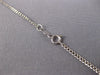 ANTIQUE LONG 14KT WHITE GOLD CLASSIC 2MM LINK CHAIN #27340
