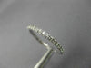 ESTATE .40CT ROUND DIAMOND PLATINUM 3D DIAMOND ETERNITY WEDDING ANNIVERSARY RING