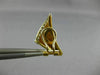ESTATE LARGE .52CT DIAMOND 18K 2 TONE GOLD HANDCRAFTED CONE FUN CLIP ON EARRINGS