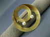 ANTIQUE LARGE AAA PEARL 14KT YELLOW GOLD 3D CLASSIC HAPPY FACE BROOCH PIN #1667